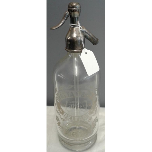 393 - 'Grattan & Co. Ltd., Belfast' Soda Syphon