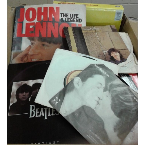 408 - Beatles Memorabilia:  Books, 1960's Magazines and 45's