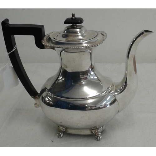 443 - Viners Silver Plated Coffee Pot (good condition)