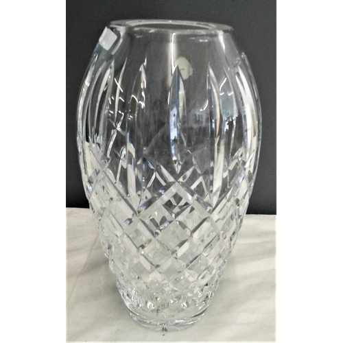 452 - Waterford Crystal Vase - 9.5ins tall