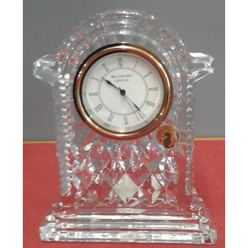 462 - Waterford Crystal Mantle Clock
