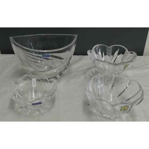 464 - Waterford Crystal - Four Various 'Marquis' Bowls