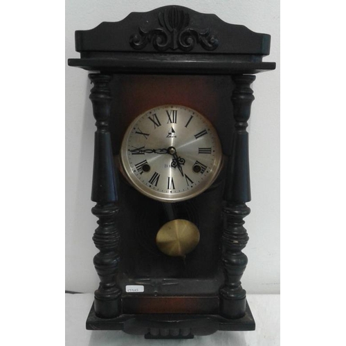 481 - Mahogany Case Wall Clock