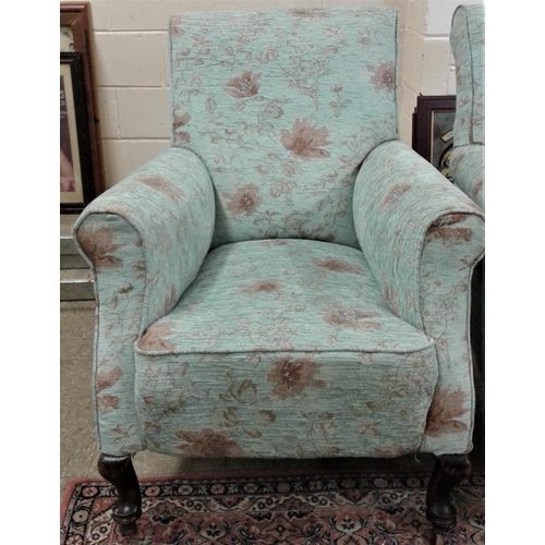 653 - Pair of Upholstered Armchairs
