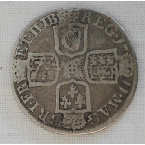 29 - GB Queen Anne Shilling 1711 Fine