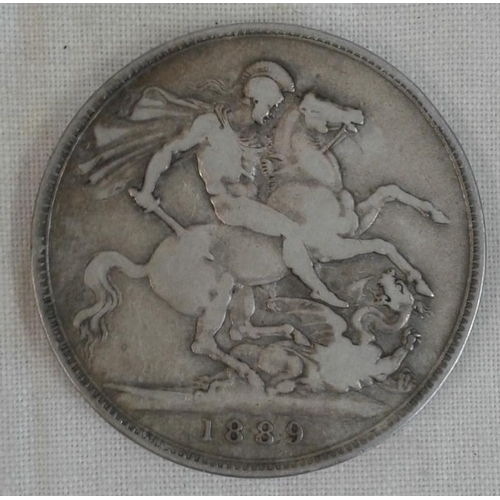 31 - GB Victorian Crown 1889 (F)
