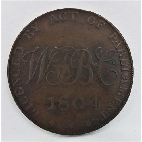 38 - Dublin Half Penny Token 1804 