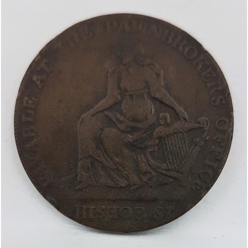 38 - Dublin Half Penny Token 1804 