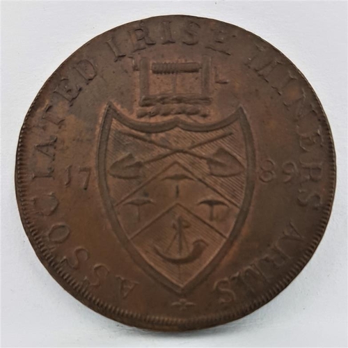 39 - Cronebane Half Penny Token 1789 Unc.