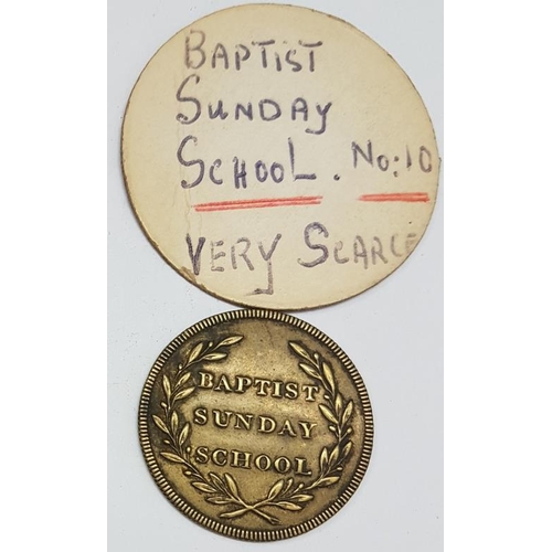 74 - Baptist Sunday School Early Attendance Token No. 10 (scarce)