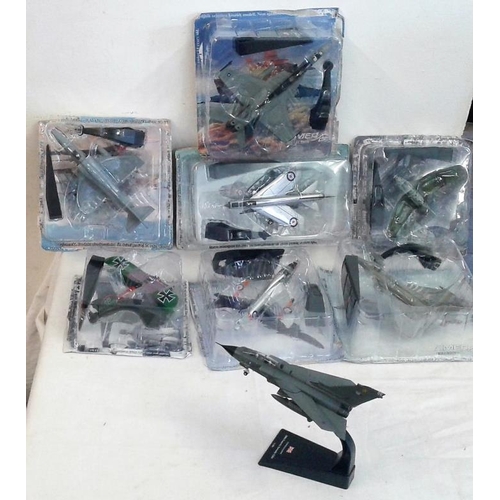 467 - Collection of Eight Die Cast Model Military Planes