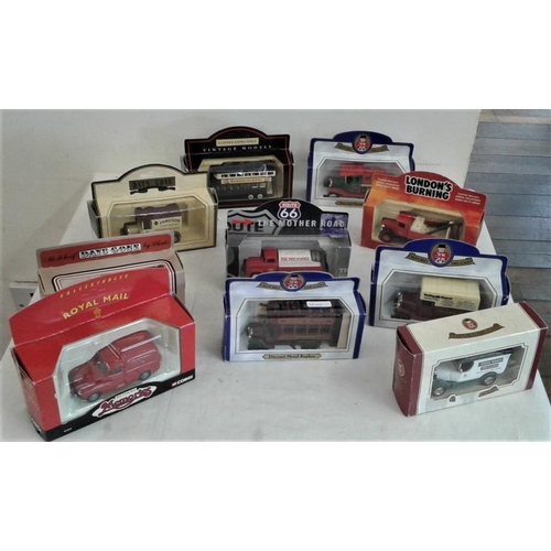 483 - Collection of Ten Models of Cars, Trucks, etc.