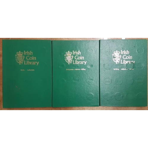 176 - Ireland Free State Coinage in Green Irish Coin Library Folders (3 folders)