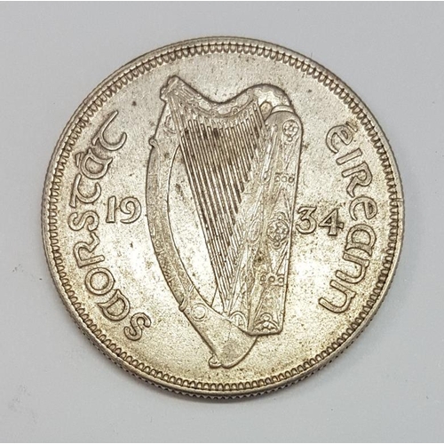 34 - Ireland Half Crown 1934 EF
