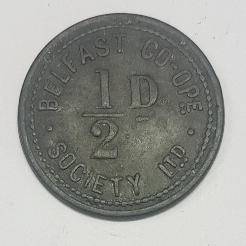 62 - Belfast Co-Op Society Ltd Half Penny Token