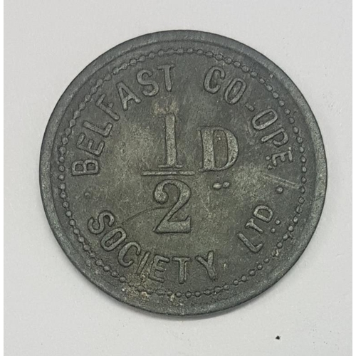 62 - Belfast Co-Op Society Ltd Half Penny Token