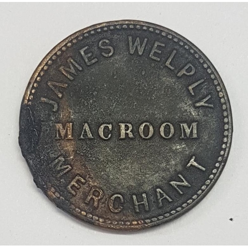 65 - Cork Macroom Farthing Token James Welply