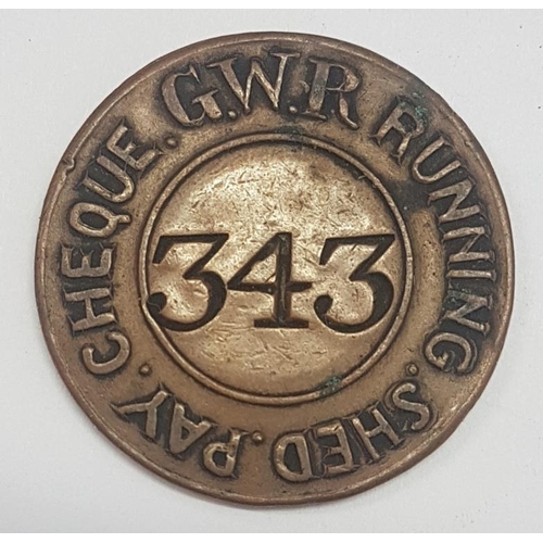 69 - Great Western Railway Running Shed Pay Cheque