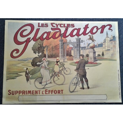 649 - Five French Cycling Prints