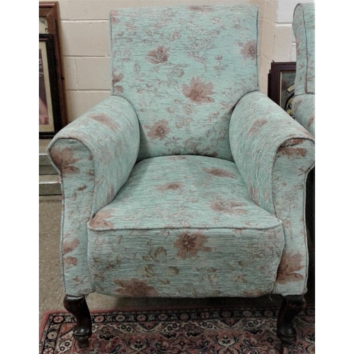 650 - Pair of Upholstered Armchairs