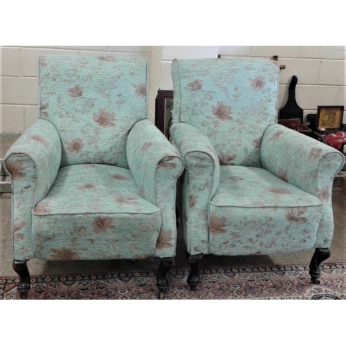 650 - Pair of Upholstered Armchairs