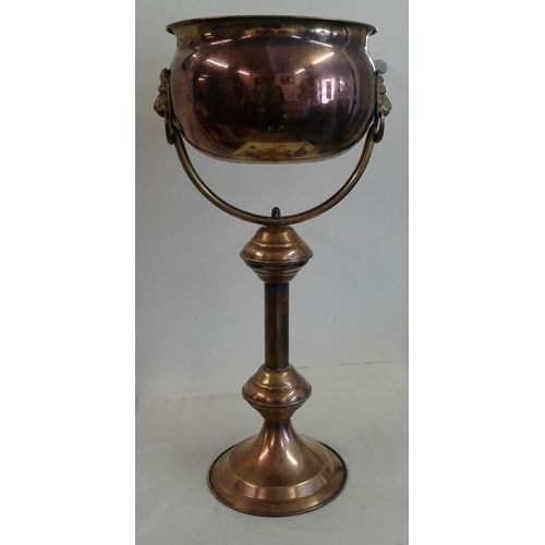 657 - Copper and Brass Jardinière