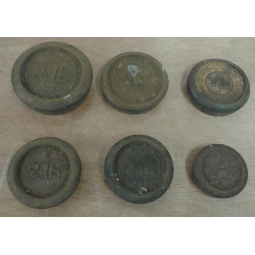 34 - Collection of Six Iron Weights