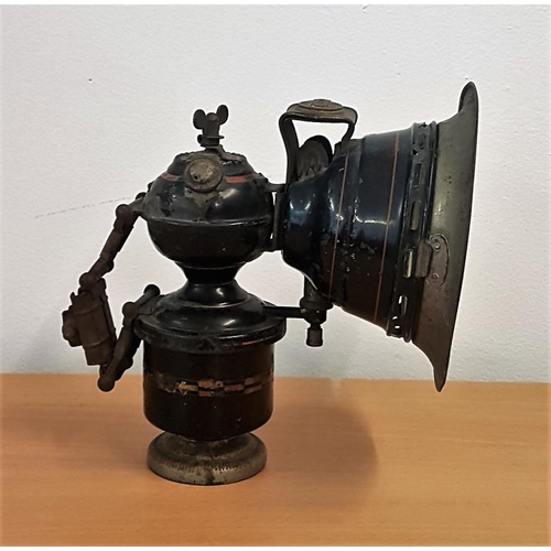 42 - Vintage French Carbide Bicycle Lamp