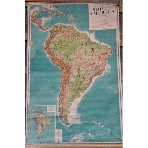 49 - School Map of Brazil, c.4ft x 6ft