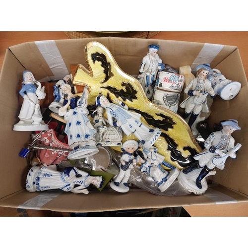 65 - Box of Figurines, Ceramics, Glasswares etc.