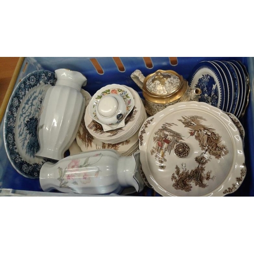 74 - Box of Various Ceramics, etc.