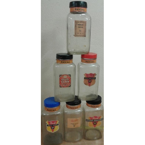 77 - Collection of Six Sweet Jars