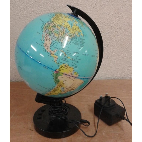 78 - World Globe Light (working)