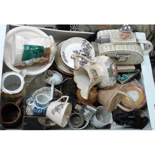 81 - Box of Various Ceramics, etc.