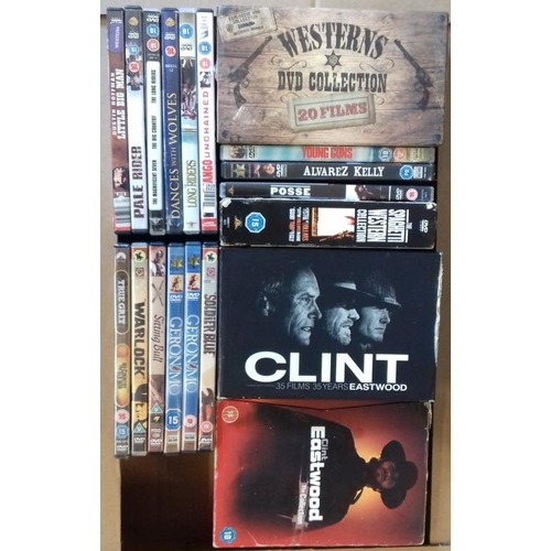 84 - Box of Western DVD's