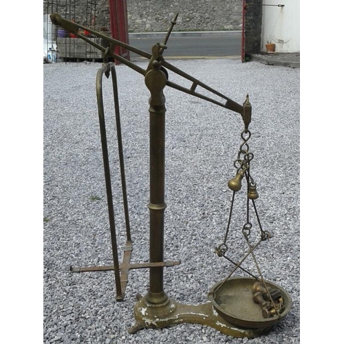 114 - Brass Shop Weighing Scales and Weights