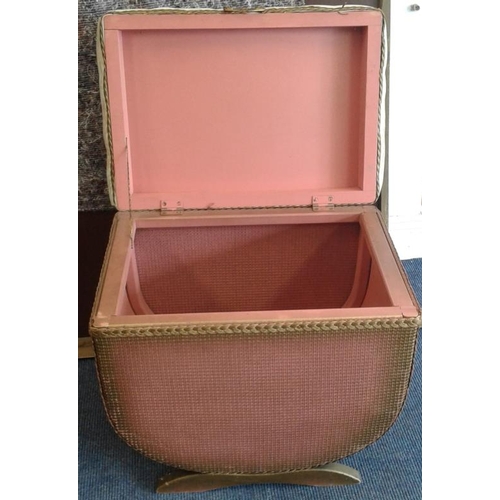 719 - Lloyd Loom Seat/Storage Box