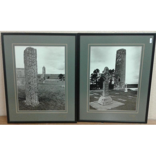 728 - Three Framed Photographs of Clonmacnoise