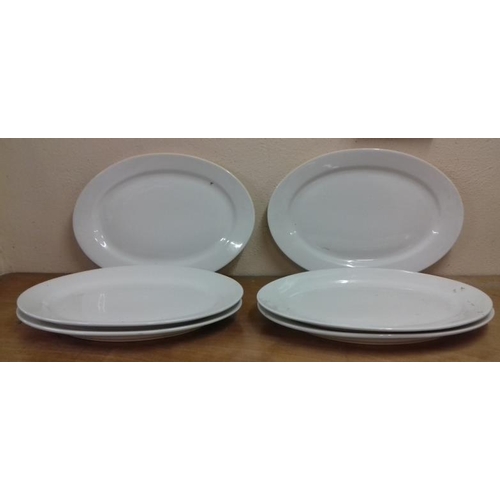 774 - Set of Six Serving Platters - c. 25 x 18ins