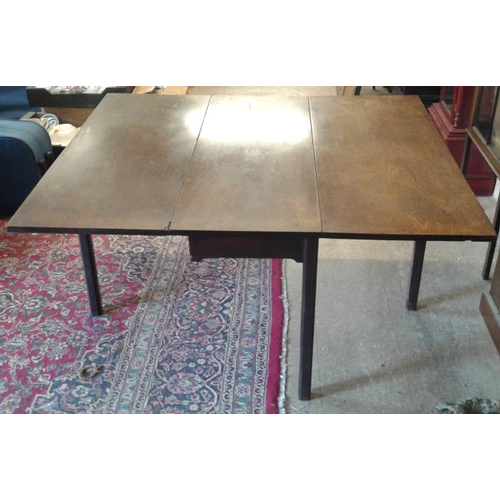 775 - Georgian Mahogany Drop Leaf Table, c.44 x 53in