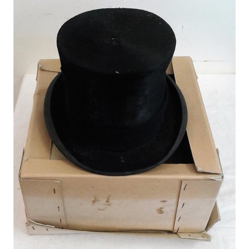 751 - Top Hat (in box) - Lock & Co., Hatters, St. James' Street, London