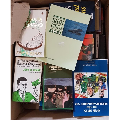 2 - Box of Irish interest paperbacks. Some interesting items.