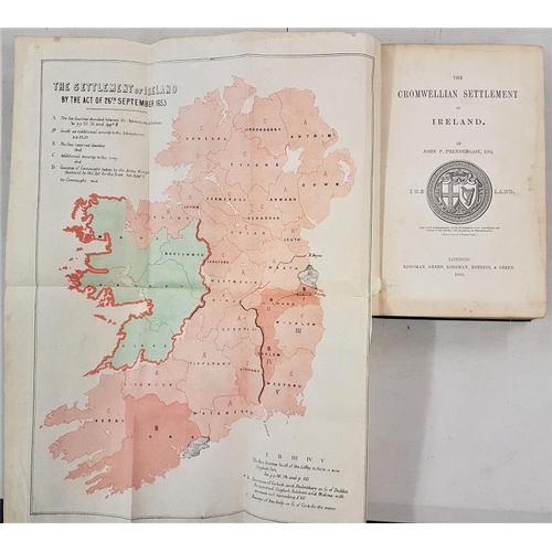 28 - The Cromwellian Settlement of Ireland 1865 by Prendergast (binding damaged)
