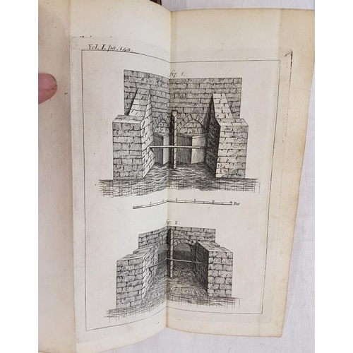 72 - A Six Month's Tour Through The North Of England by Arthur Young, Dublin 1770, three volumes with fol... 