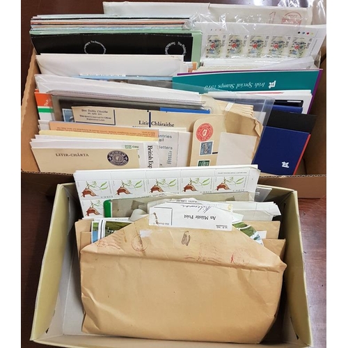 20 - Two Boxes of Irish Postal Stamps, Stamp Sheets etc.
