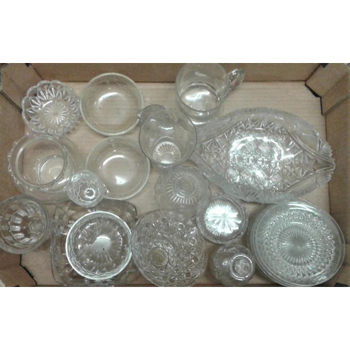 9 - Two Boxes of Cut and Moulded Glass Pieces