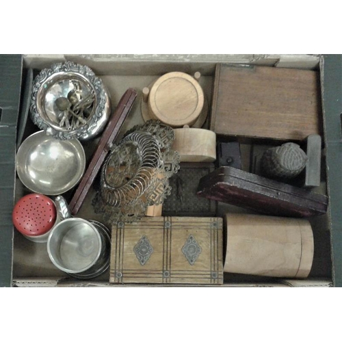 55 - Box of Various Wooden Items etc.