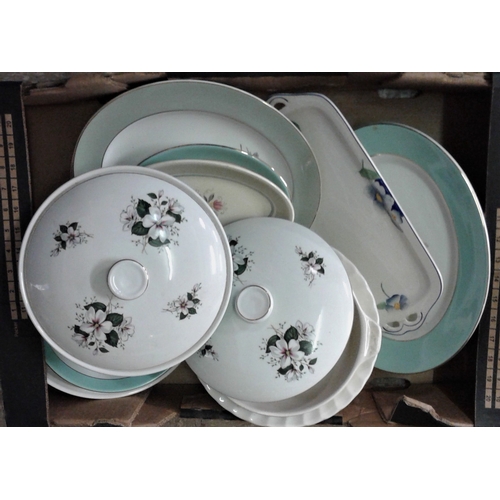 69 - Box of Various Plates and Dishes
