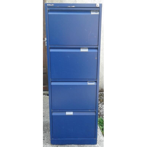 102 - Four Drawer Filing Cabinet with Key