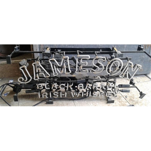 160 - Jameson Black Barrel Neon Sign and one other Jameson Irish Whiskey Neon Sign